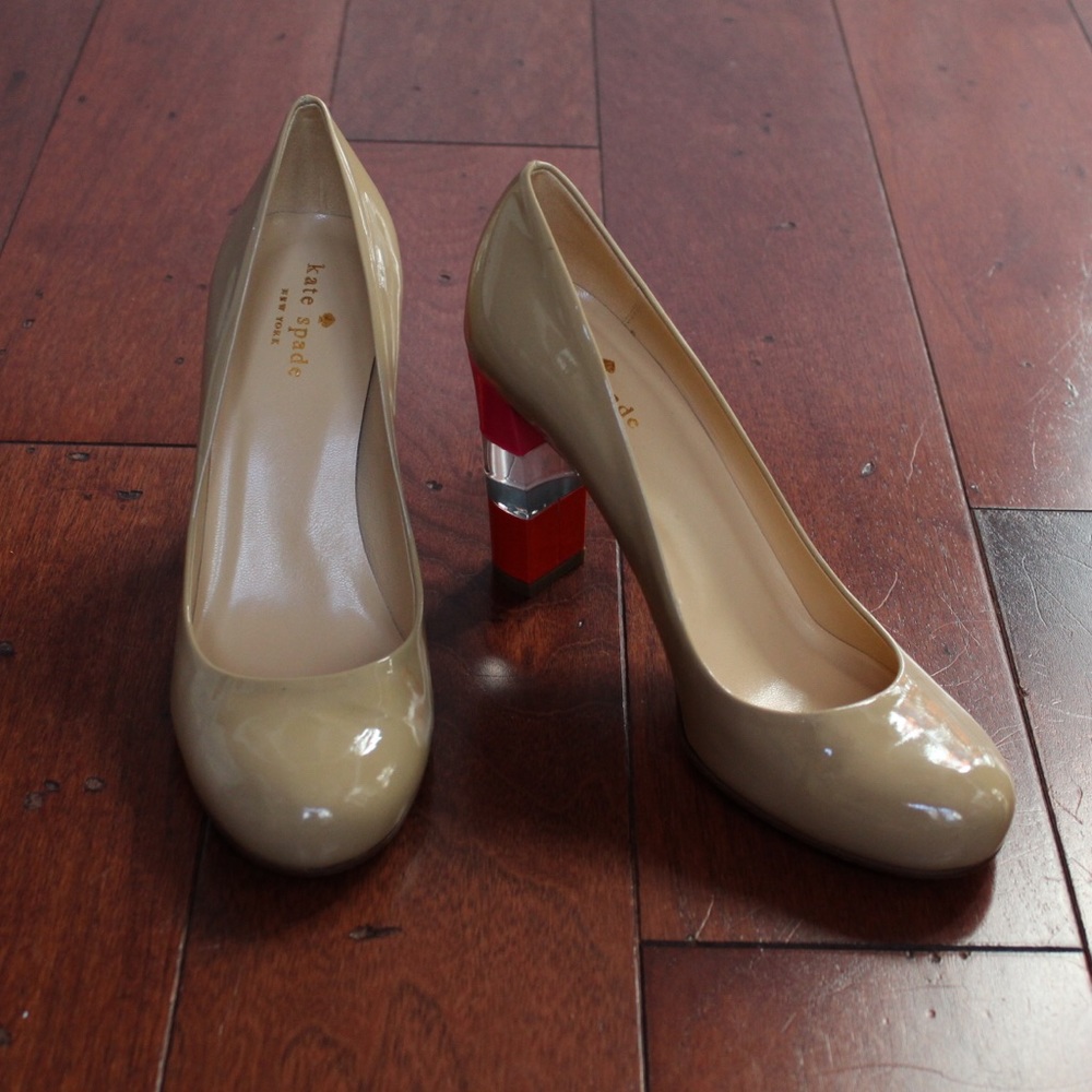 Kate Spade Leather High Heels NEVER WORN